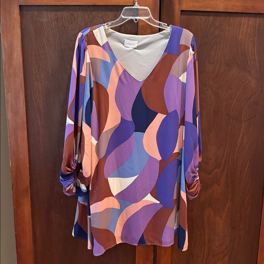 Adrienne Multicolor Abstract Dress